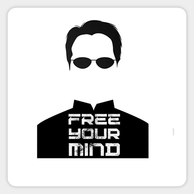 Free your mind. Sticker by Clathrus